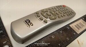 Silver Unbranded DVD Video Player Replacement Remote Control CX